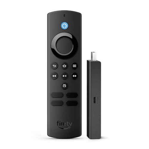 Amazon Fire TV Stick Lite mit Alexa-Sprachfernbedienung Lite (ohne TV-Steuerungstasten) | HD-Streaminggerät