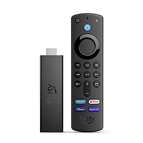 Amazon Fire TV Stick 4K Max mit Wi-Fi 6 und Alexa-Sprachfernbedienung (mit TV-Steuerungstasten), 1. Generation. In Deutschland nicht erhältlich