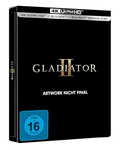 Gladiator II - Limited Steelbook [4K Ultra HD] + [Blu-ray] + [Bonus Blu-ray]