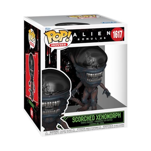 Funko Pop! Super: Alien: Romulus - Scorched Xenomorph - Vinyl-Sammelfigur - Geschenkidee - Offizielle Handelswaren - Spielzeug Für Kinder und Erwachsene - Movies Fans - Modellfigur Für Sammler