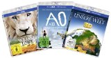 Die 3D-Family-Box - Boxset mit 3 3D-Superhits für die ganze Familie (Der weiße Löwe, AO - Der letzte Neandertaler, Unsere Welt) [3D Blu-ray]